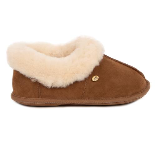 Ladies Classic Sheepskin Slipper Chestnut Extra Image 1